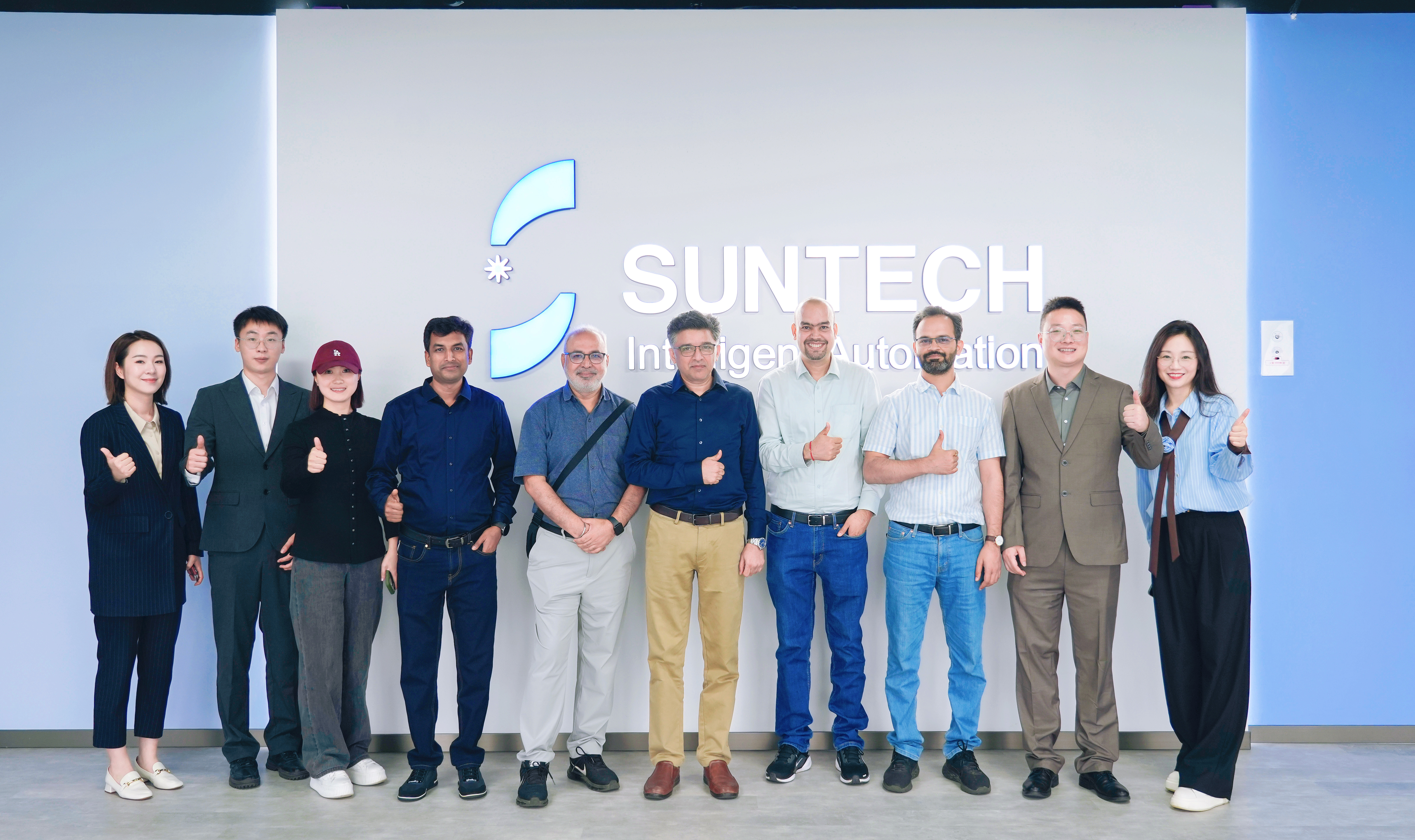 ARVIND—an Indian textile enterprise—visited SUNTECH